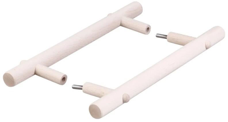 Türgriff für Sauna- und Dampfbadtüren 30 cm - Türgriff-Set Holz/Holz für Sauna-Türen