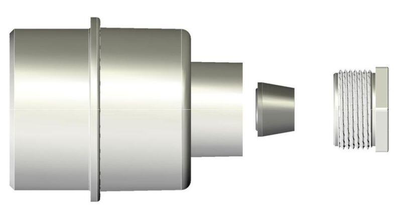 Installationsabschlußkappe als Zubehör erhältlich