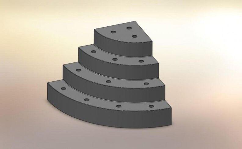 Einstelltreppe zum Überschweißen