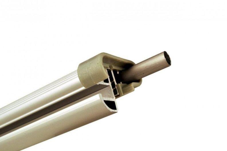 Der Aluhandlauf von Future Pool mit Verbindungsstück