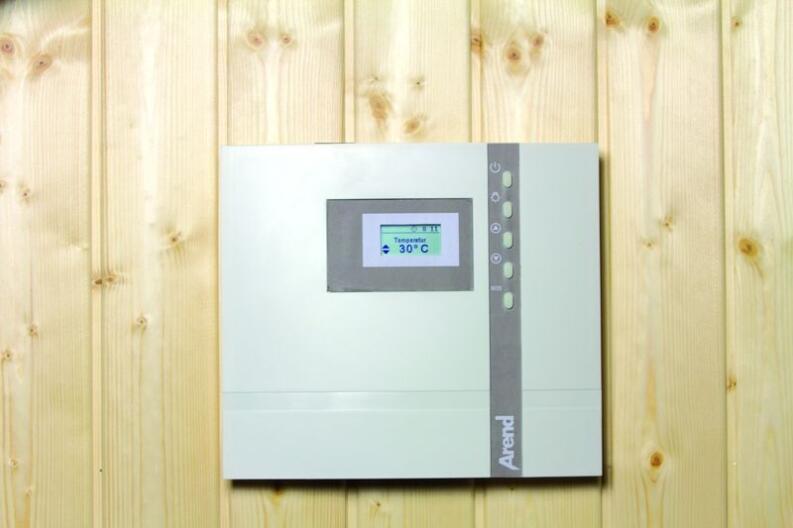 Das Saunasteuergerät DL 1 der Elementsauna Maata von Arend