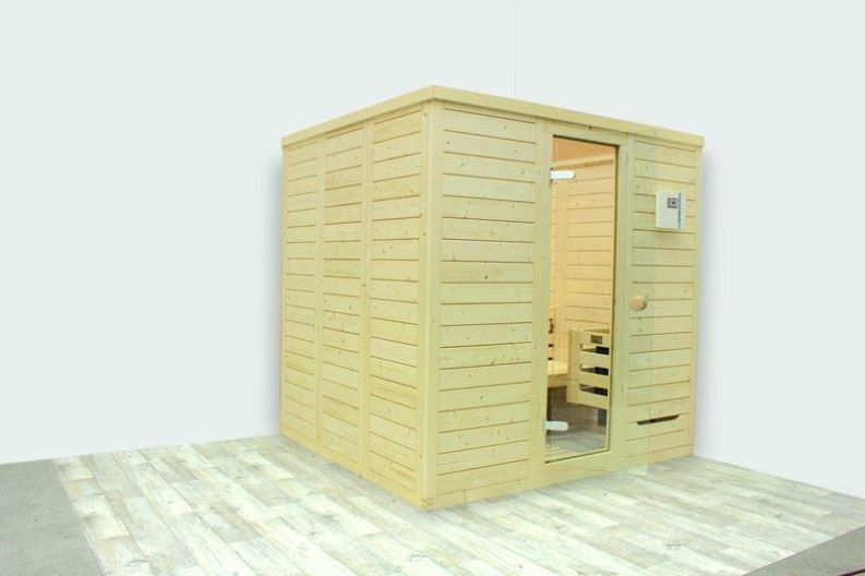 Massivholzsauna Saari II von Arend