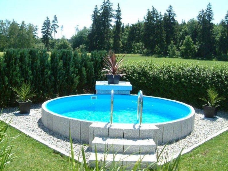 Rundbecken FUN von Future Pool als Komplett Set, Folie blau 0,6 mm
