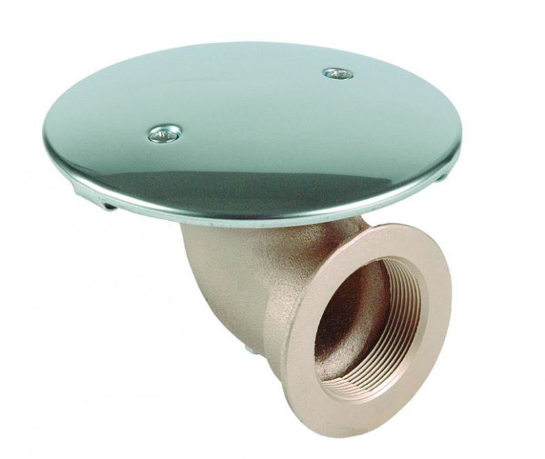 Bodenabläufe mit Antiwirbeldecke, Rotguss Lahme