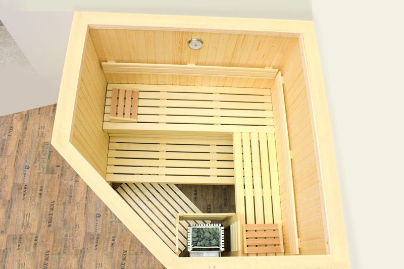 Ansicht der Elementsauna Maata V von Arend von oben