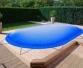 Aufblasbare Poolabdeckung für Ovalbecken von Tend-Pool