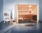 Tylö Sauna Harmony mit Glasecke, Erle