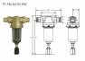 permaster black Korrosionsschutzfilter von perma-trade - Masszeichnung permaster